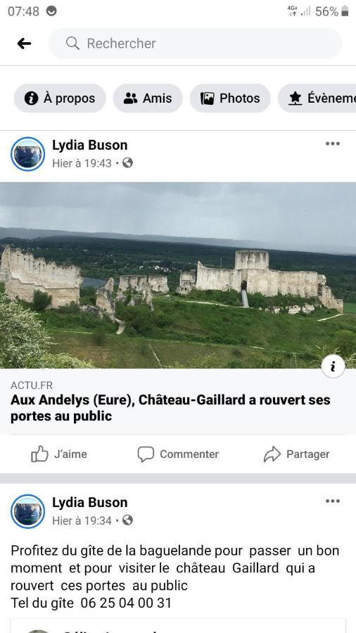 Gite De La Baguelande Les Andelys Extérieur photo
